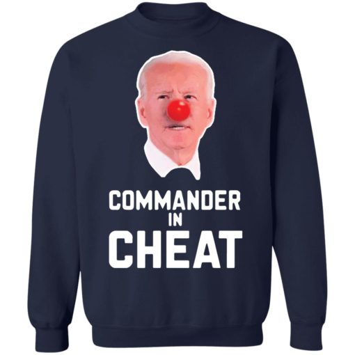 Joe B*den commander in cheat shirt