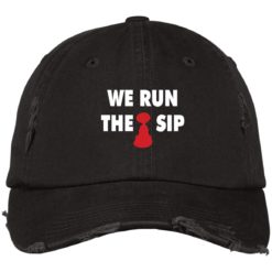 We run the sip hat, cap