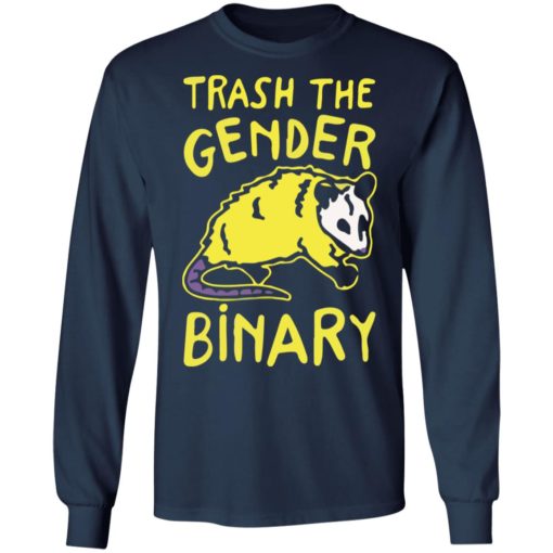 Raccoon Trash the gender binary shirt