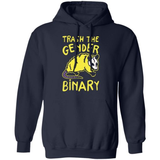 Raccoon Trash the gender binary shirt