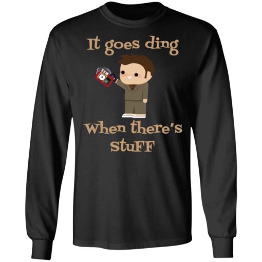 Doctor who It goes ding when there’s stuff shirt