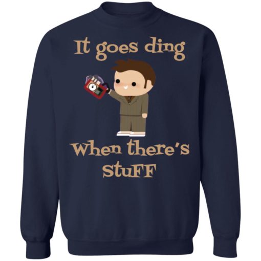 Doctor who It goes ding when there’s stuff shirt