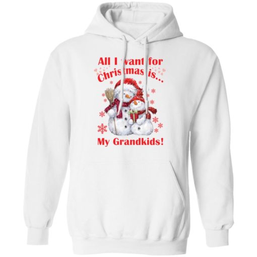 Snowman All I Want For Christmas Is My Grandkids sweatshirt