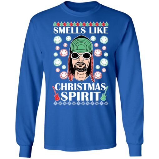 Kurt Cobain Smells like Christmas spirit sweatshirt