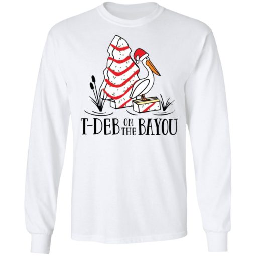 Stork Cake Tdeb on the bayou Christmas sweatshirt
