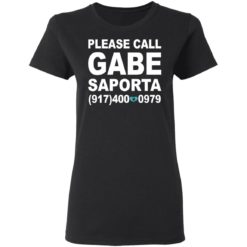 Please call Gabe Saporta shirt