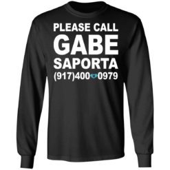 Please call Gabe Saporta shirt