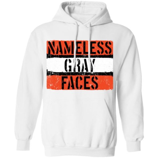 Nameless gray faces shirt