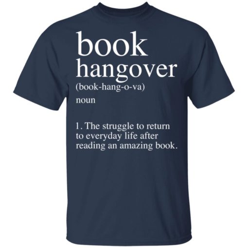 Book hangover noun shirt