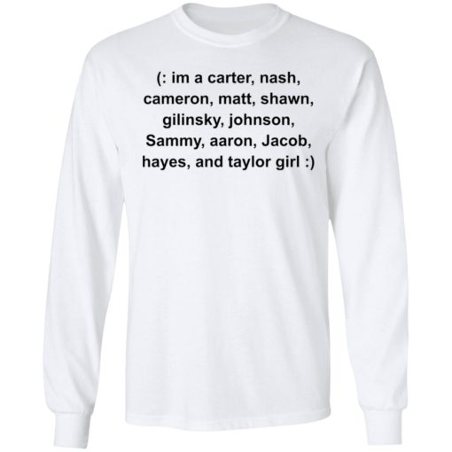 I’m a carter nash Cameron matt Shawn Gilinsky shirt