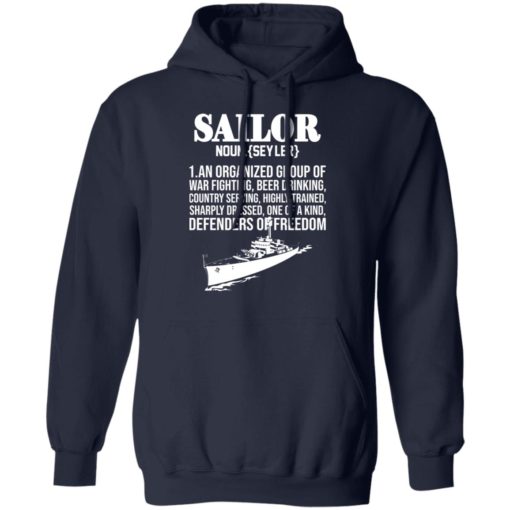 Sailor noun an organized group of war fighting shirt