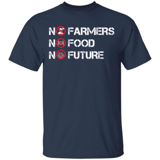 No farmers no food no future shirt