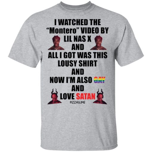 I watched the Montero video by Lil Nas X and all I got was this lousy shirt