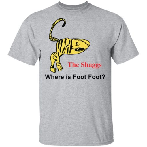 The Shaggs where is foot foot shirt