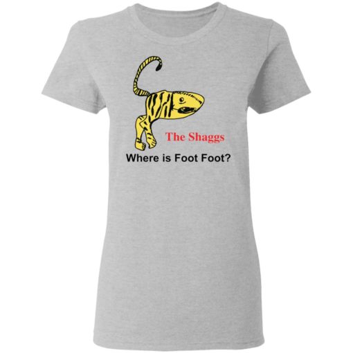 The Shaggs where is foot foot shirt