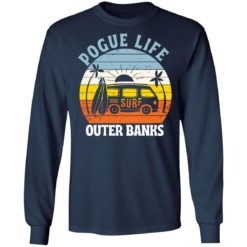 Car pogue life outer banks shirt - Long Sleeve, Navy