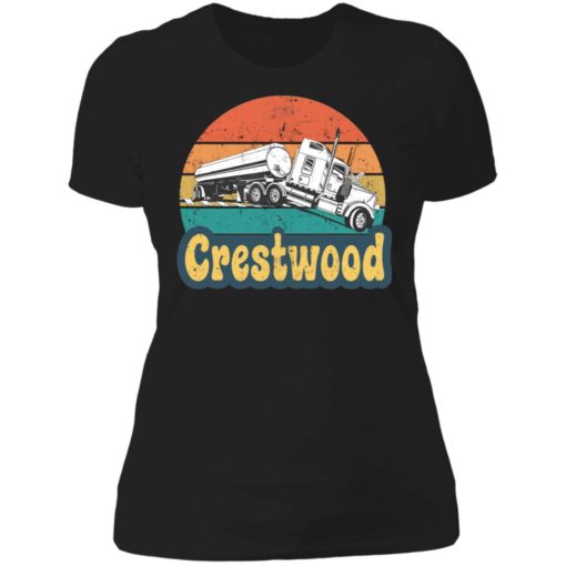 Crestwood tourism semi stuck on railroad tracks shirt