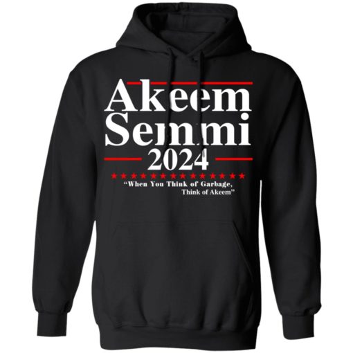 Akeem Semmi 2024 when you think of garbage think of Akeem shirt
