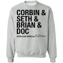 Corbin and seth and brian and doc club alias series shirt