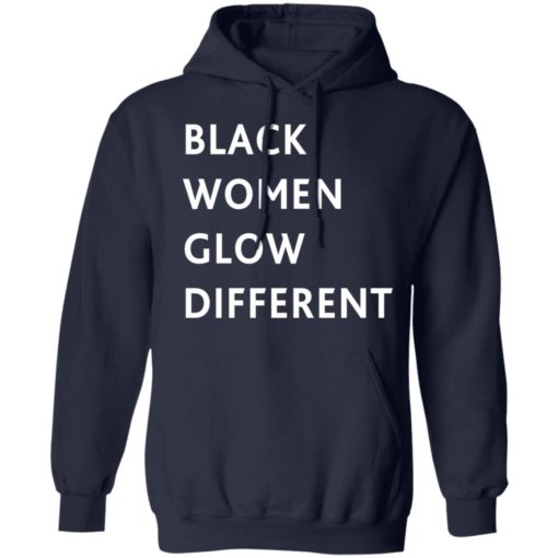 Black women glow different shirt