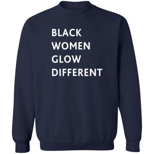 Black women glow different shirt