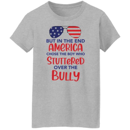 But in the end America chose the boy shirt