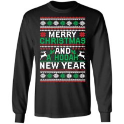 Merry Christmas and a hooah new year Christmas sweater