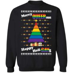Merry Queermas happy Holigays Christmas sweater