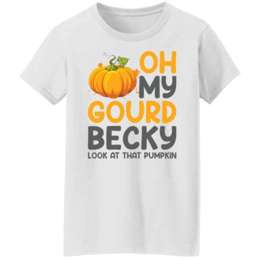Oh my gourd becky look at that pumpkin shirt