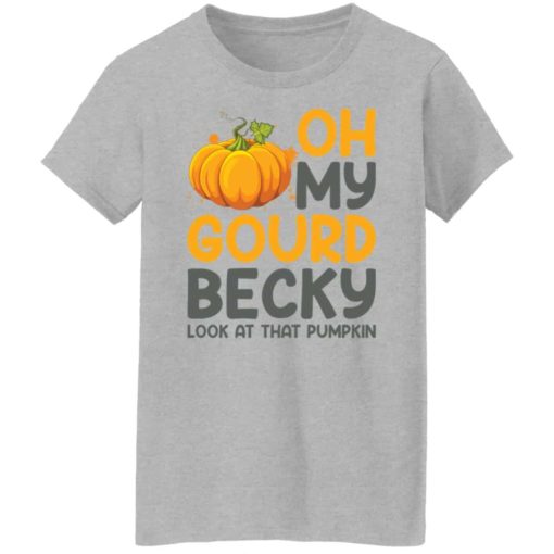 Oh my gourd becky look at that pumpkin shirt