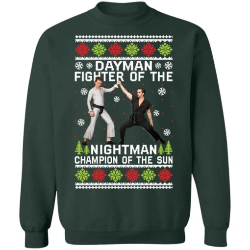 Dayman fighter of the nightman champion of the sun Christmas sweater