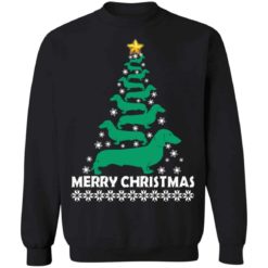 Dachshund Christmas Tree sweatshirt