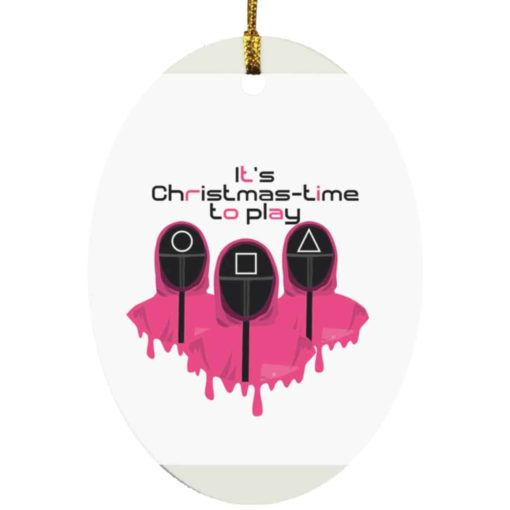 It’s Christmas time to play Squid Game ornament