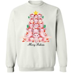 Axolotl Christmas Tree shirt