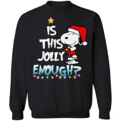 Santa Snoopy is this jolly enough Christmas sweater