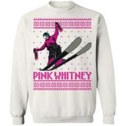 Skiing pink whitney Christmas sweater