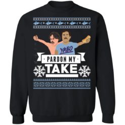 Pardon my take Christmas sweater
