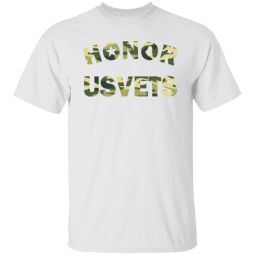 Honor US vets camo shirt