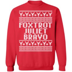 Foxtrot juliet bravo Christmas sweater