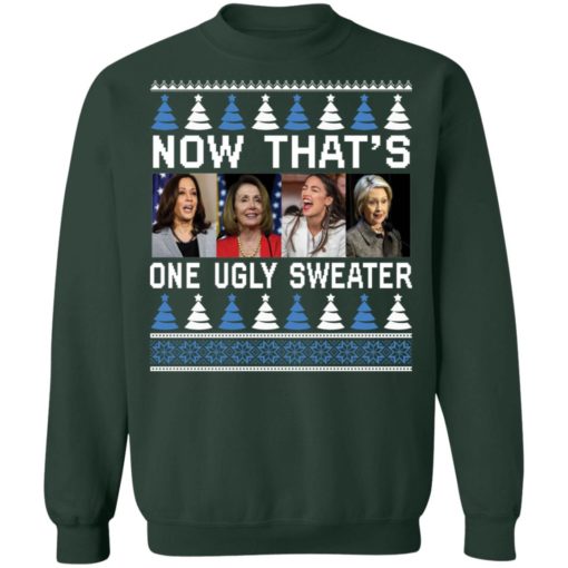 Kamala Pelosi Hillary AOC now that’s one ugly Christmas sweater