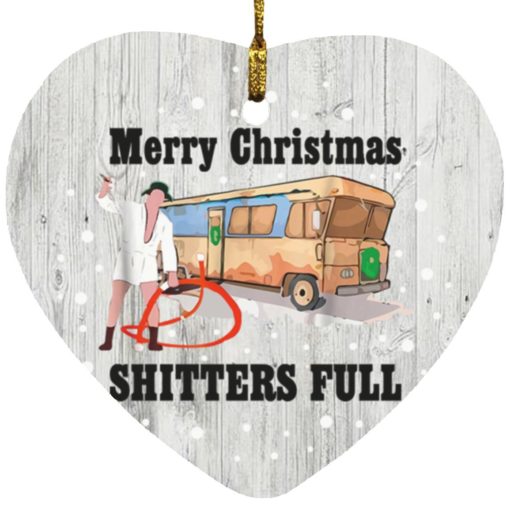 Merry Christmas shitters full ornament