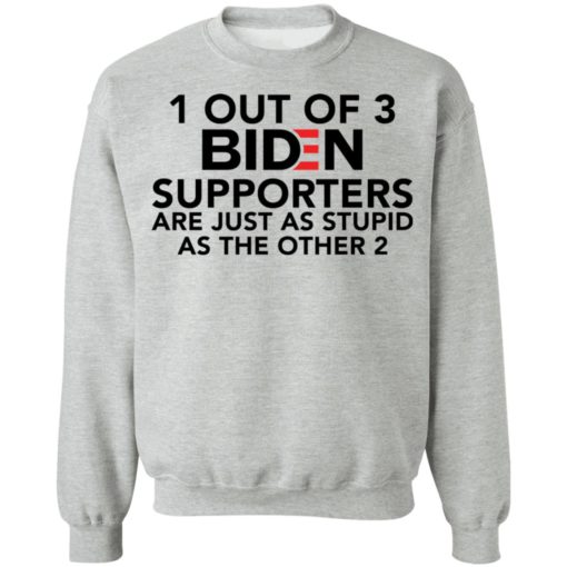 1 out of 3 B*den supporters are just as stupid as the other 2 shirt
