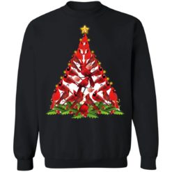 Cardinal bird Christmas Tree sweatshirt