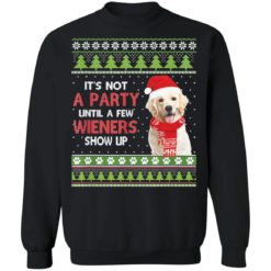It’s not a party until a few wieners show up Christmas sweater