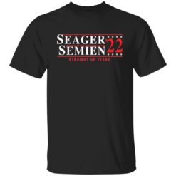 Seager 22 semien straight up Texas shirt