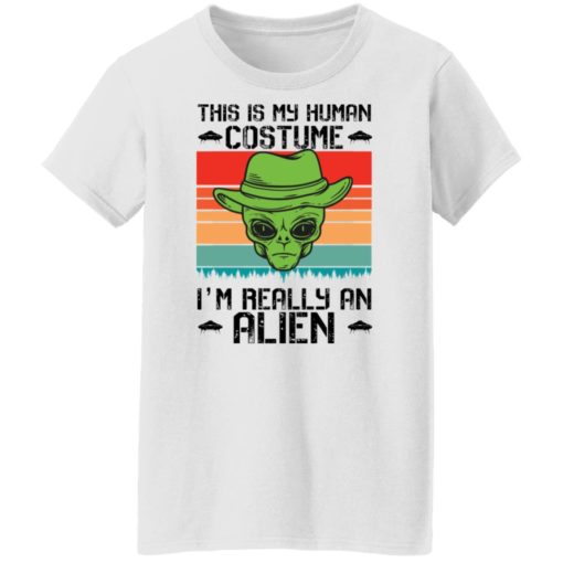 This is my human costume i’m really an Alien shirt