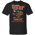 First annual wkrp turkey drop with les nessman shirt