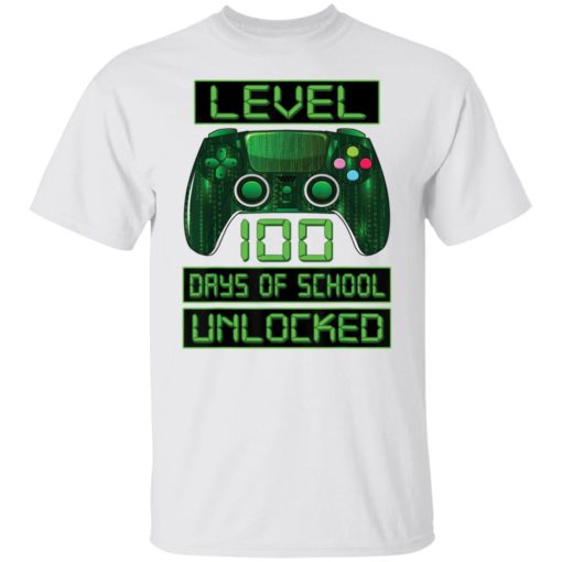 Level 100 days of school unlocked shirt