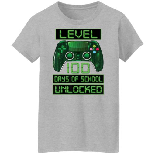 Level 100 days of school unlocked shirt