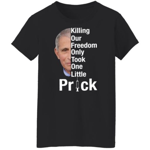 Dr Fauci killing our freedom only took one little prick shirt